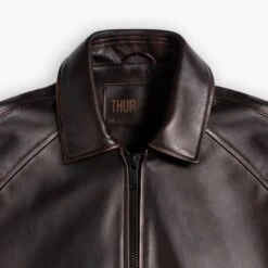 Major League Jacket | Black Coffee 16 Major League Jacket | Black Coffee -Casual Shoes World 1024x1024 Mens MajorLeague BlackCoffee 120424 CollarDetail