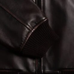 Major League Jacket | Black Coffee 17 Major League Jacket | Black Coffee -Casual Shoes World 1024x1024 Mens MajorLeague BlackCoffee 120424 SleeveDetail