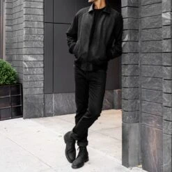 Major League Jacket | Black Matte -Casual Shoes World 1024x1024 Mens MajorLeague BlackMatte 120624 3