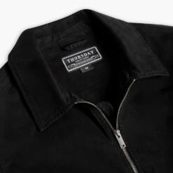 Mechanic Jacket | Black -Casual Shoes World 1024x1024 Mens MechaicJacket Black 100924 CollarDetail