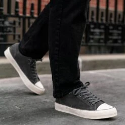 Retro Low Top | Smoke -Casual Shoes World 1024x1024 Mens Retro Smoke 012225 1