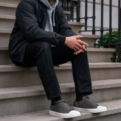 Retro Low Top | Smoke -Casual Shoes World 1024x1024 Mens Retro Smoke 012225 2