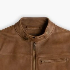 Roadster Jacket | Burnt Copper -Casual Shoes World 1024x1024 Mens RoadsterJacket BurntCopper 092523 SleeveDetail