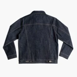 Selvedge Denim Trucker Jacket | Raw Indigo 15 Selvedge Denim Trucker Jacket | Raw Indigo -Casual Shoes World 1024x1024 Mens SelvedgeDenimTruckerJacket RawIndigo 090523 Rear