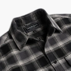 Summit Flannel Shirt | Castlerock -Casual Shoes World 1024x1024 Mens Shirts SummitFlannel Castlerock 110123 Detail
