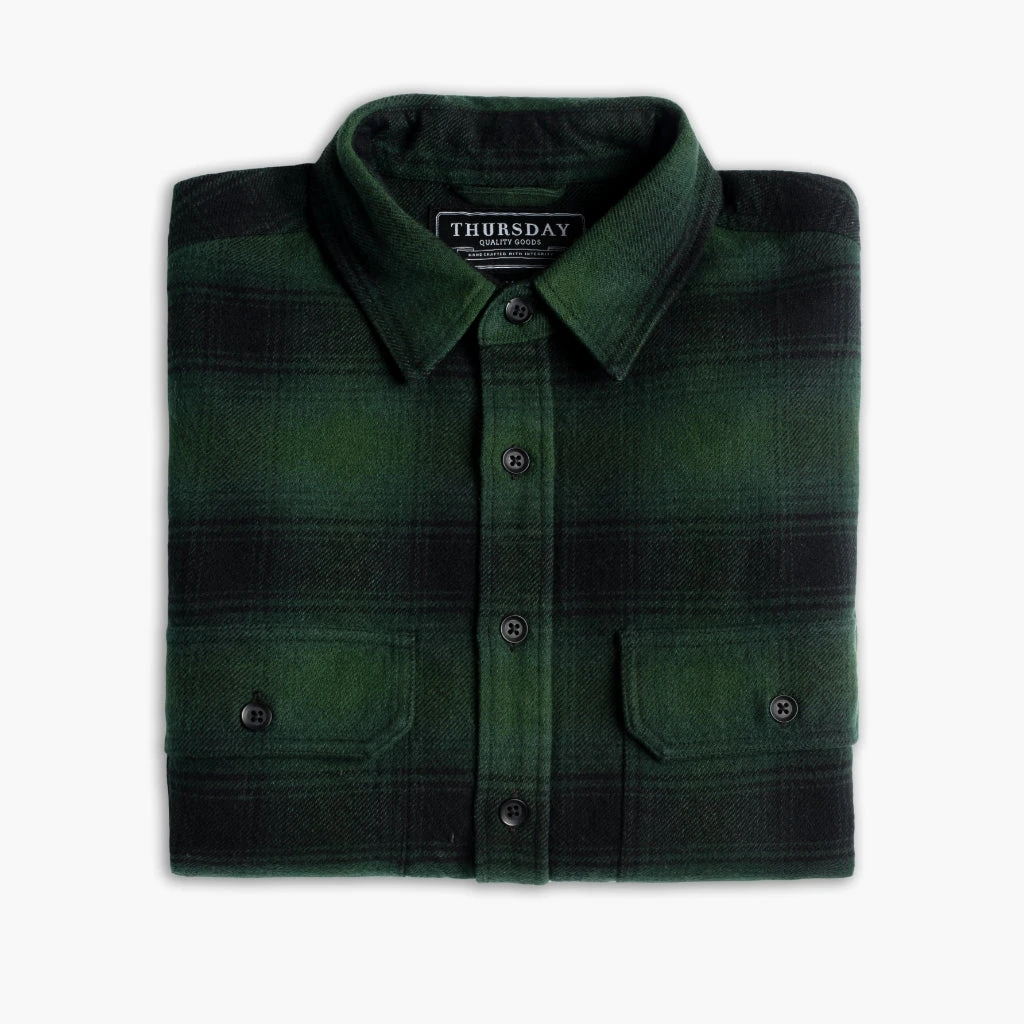 Summit Flannel Shirt | Evergreen 5 Summit Flannel Shirt | Evergreen - Image 3