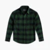 Summit Flannel Shirt | Evergreen -Casual Shoes World 1024x1024 Mens Shirts SummitFlannel Evergreen 110123 Front