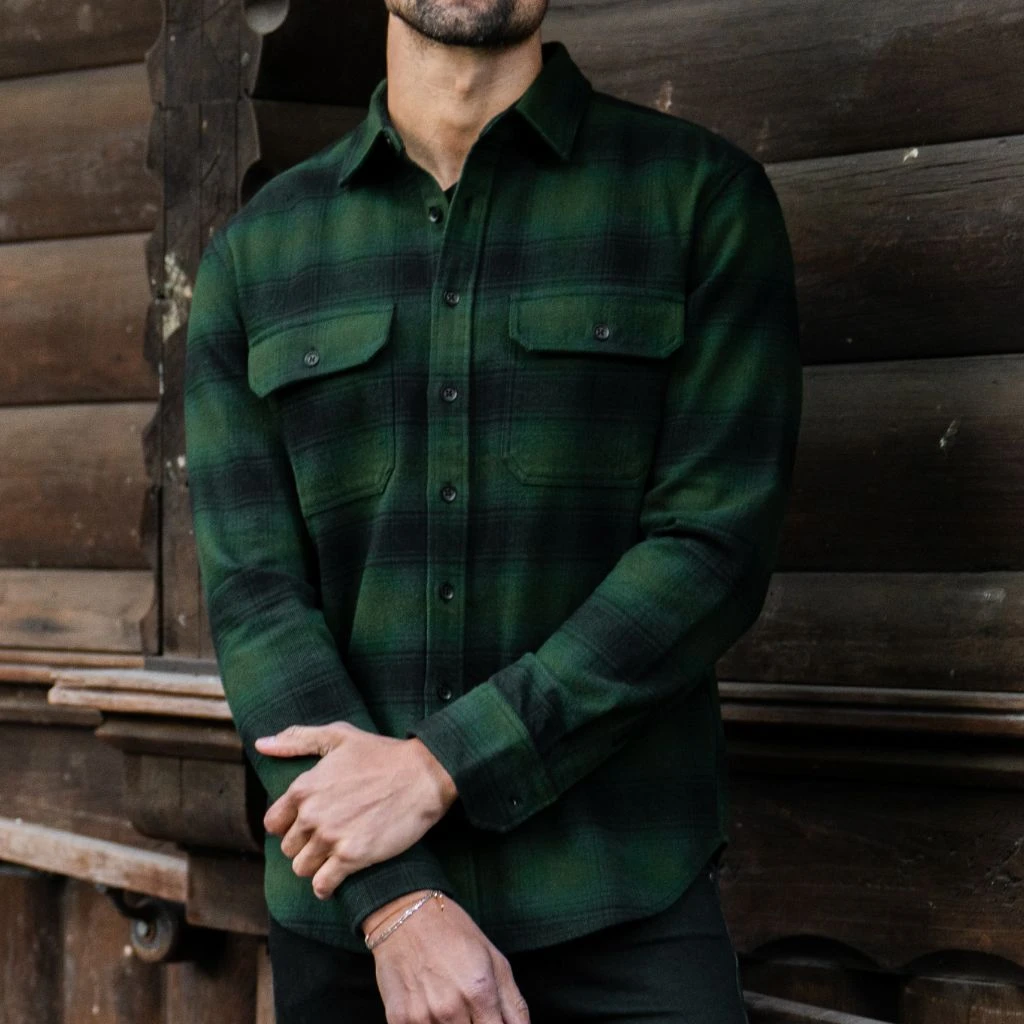 Summit Flannel Shirt | Evergreen 10 Summit Flannel Shirt | Evergreen - Image 8