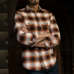 Summit Flannel Shirt | Harvest -Casual Shoes World 1024x1024 Mens Shirts SummitFlannel Harvest 111023 1