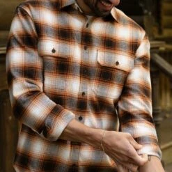 Summit Flannel Shirt | Harvest -Casual Shoes World 1024x1024 Mens Shirts SummitFlannel Harvest 111023 2