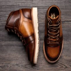 Showtime | 5 Tanneries -Casual Shoes World 1024x1024 Mens ShowtimeBoot 5Tanneries 092524 MoodyLightbox Flatlay1