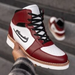 Showtime | Toro 15 Showtime | Toro -Casual Shoes World 1024x1024 Mens ShowtimeBoot BlackRed 100124 3