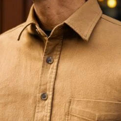 Solid Shirt | Coyote 16 Solid Shirt | Coyote -Casual Shoes World 1024x1024 Mens SolidShirt Coyote 101124 2