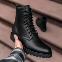 Stomper | Black (No Zipper) 15 Stomper | Black (No Zipper) -Casual Shoes World 1024x1024 Mens Stomper Black NoZipper 040124 3