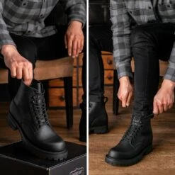 Thunder | Black -Casual Shoes World 1024x1024 Mens Thunder Black 101824 2