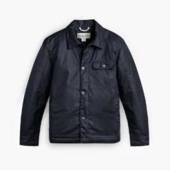 Waxed Canvas Field Jacket | Navy 13 Waxed Canvas Field Jacket | Navy -Casual Shoes World 1024x1024 Mens WaxedCanvasFieldJacket Navy 091223 Front