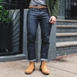 Men's Refined Leather Belt | Cognac Suede -Casual Shoes World 1024x1024 RefinedBelt CognacSuede 2