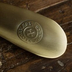 Cobbler's Choice Metal Shoe Horn | Brushed Brass -Casual Shoes World 1024x1024 ShoeHorn Brass LS2