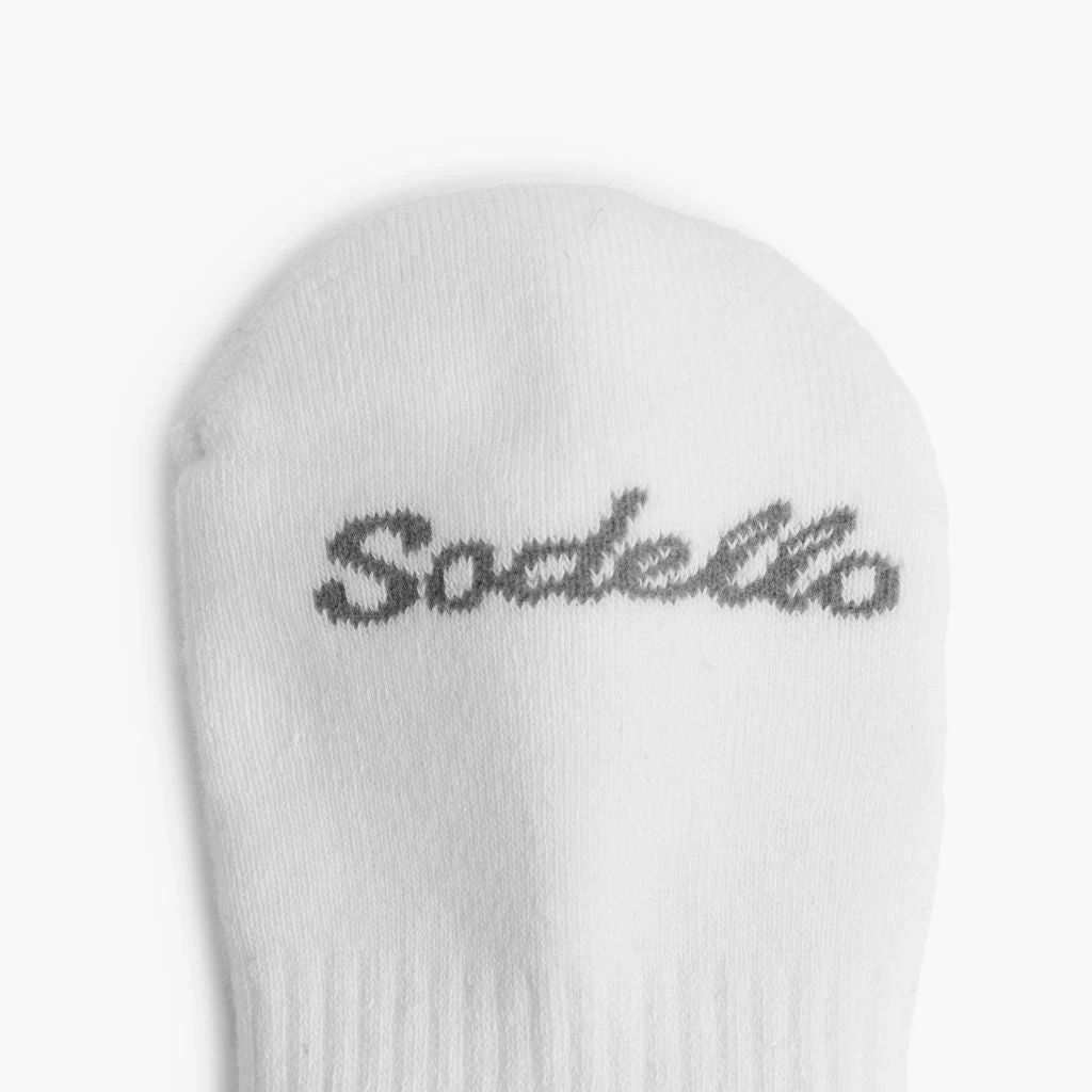 Women's Classic No Show Sock | White 5 Women's Classic No Show Sock | White - Image 3