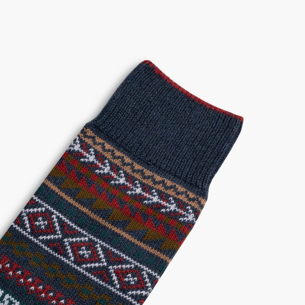 Men's Verona Sock | Pacific Blue 4 Men's Verona Sock | Pacific Blue - Image 2