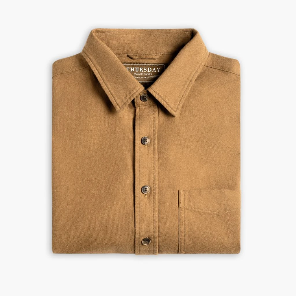 Solid Shirt | Coyote 5 Solid Shirt | Coyote - Image 3