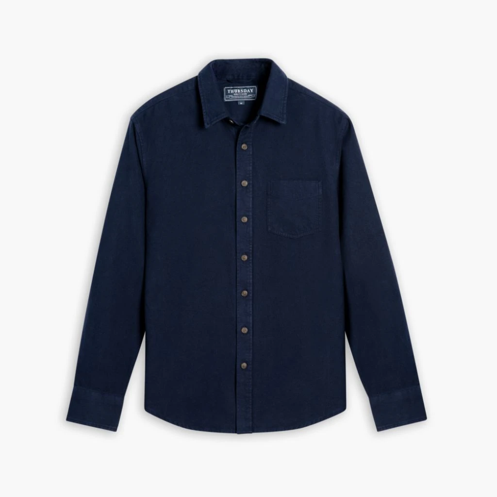 Solid Shirt | Navy 3 Solid Shirt | Navy