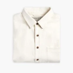 Solid Shirt | Off-White -Casual Shoes World 1024x1024 SolidShirt OffWhite 100924 Folded