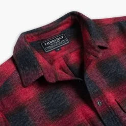 Summit Flannel Shirt | Red 13 Summit Flannel Shirt | Red -Casual Shoes World 1024x1024 SummitFlannel Red 121024 Detail