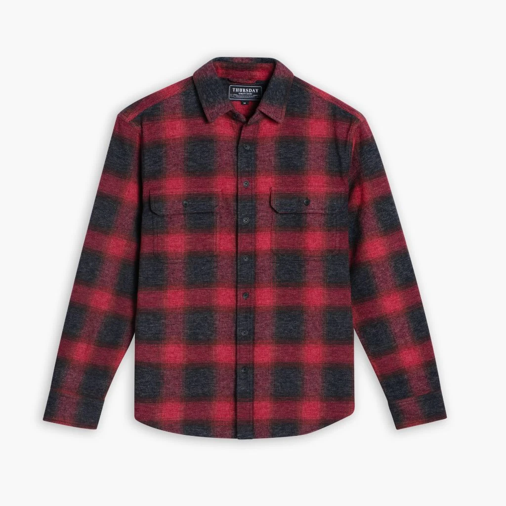 Summit Flannel Shirt | Red 3 Summit Flannel Shirt | Red