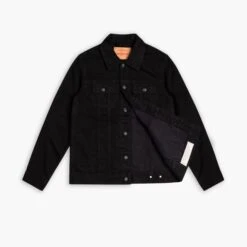 Denim Trucker Jacket | Black -Casual Shoes World 1024x1024 WMN Denim Trucker Black 112524 Open