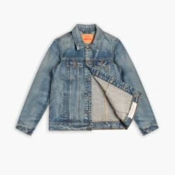 Denim Trucker Jacket | Medium Wash 14 Denim Trucker Jacket | Medium Wash -Casual Shoes World 1024x1024 WMN Denim Trucker MediumWash 112524 Open