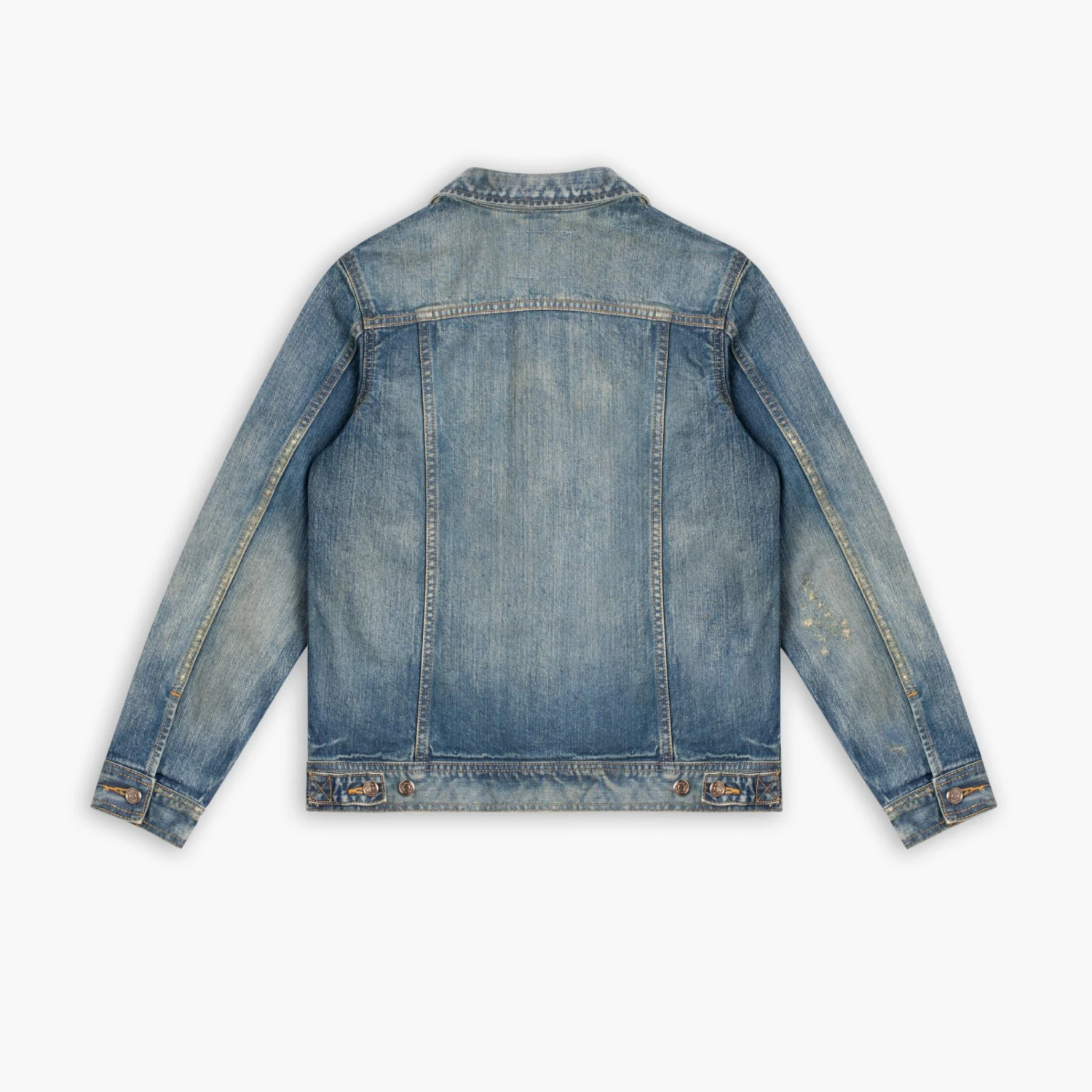 Denim Trucker Jacket | Medium Wash 8 Denim Trucker Jacket | Medium Wash - Image 6