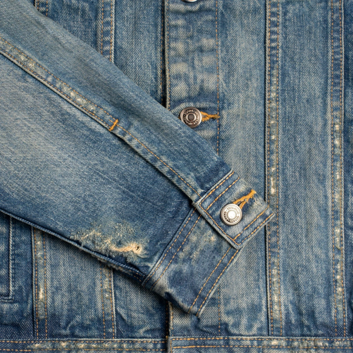 Denim Trucker Jacket | Medium Wash 10 Denim Trucker Jacket | Medium Wash - Image 8