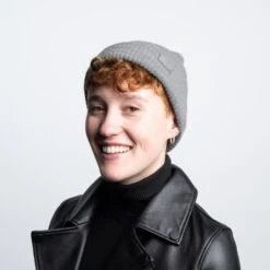 Women's Beanie | Heather Grey -Casual Shoes World 1024x1024 WatchCap Grey 111524 3