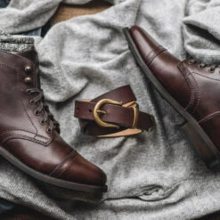 Women's Western Leather Belt | Brown -Casual Shoes World 1024x1024 Western Brown 3