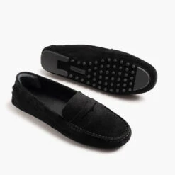 Driving Loafer | Black Suede -Casual Shoes World 1024x1024 Women DrivingLoafer Black 062524 FlatlayAlt