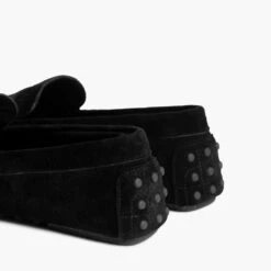 Driving Loafer | Black Suede -Casual Shoes World 1024x1024 Women DrivingLoafer Black 062524 Rear