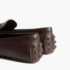 Driving Loafer | Brown & Gold -Casual Shoes World 1024x1024 Women DrivingLoafer BrownGold 062524 Rear