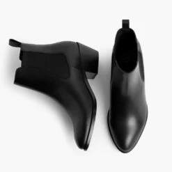 Duchess Bootie | Black -Casual Shoes World 1024x1024 Women DuchessBootie BlackLeather 090623 Flatlay1