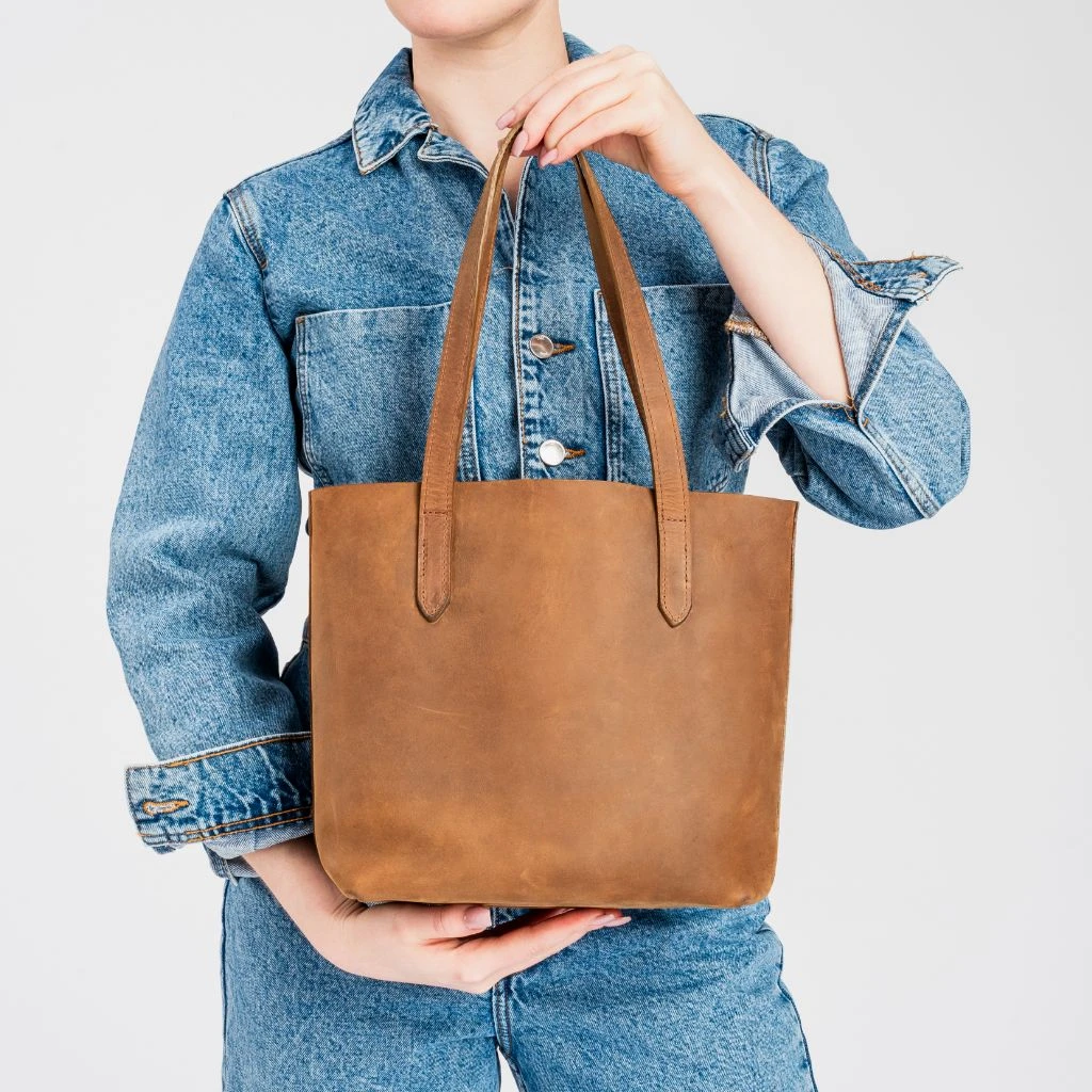 Everyday Tote | Vintage Cognac (S) 8 Everyday Tote | Vintage Cognac (S) - Image 6