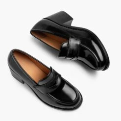 High Heel Penny | Black -Casual Shoes World 1024x1024 Women HighHeelPenny Black 011525 FlatlayAlt