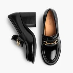 High Heel Penny | Black & Gold -Casual Shoes World 1024x1024 Women HighHeelPenny BlackxGold 012925 Flatlay1