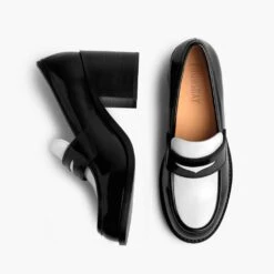 High Heel Penny | Black & White -Casual Shoes World 1024x1024 Women HighHeelPenny BlackxWhite 012925 Flatlay1