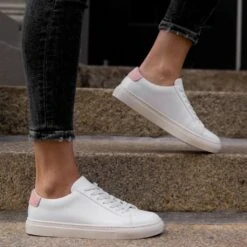 Women's Legacy | White X Blush -Casual Shoes World 1024x1024 Women Legacy LowTop White Pink 092922 1