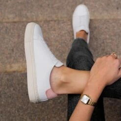 Women's Legacy | White X Blush -Casual Shoes World 1024x1024 Women Legacy LowTop White Pink 092922 2