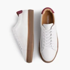 Women's Legacy | White X Burgundy -Casual Shoes World 1024x1024 Women Legacy White 070722 Flatlay1