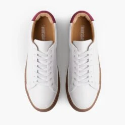 Women's Legacy | White X Burgundy -Casual Shoes World 1024x1024 Women Legacy White Burgundy 082322 Flatlay2