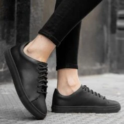 Women's Premier Low Top | Black Vachetta -Casual Shoes World 1024x1024 Women Premier LowTop BlackVachetta 030822 1