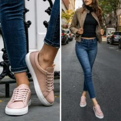 Women's Premier Low Top | Blush -Casual Shoes World 1024x1024 Women Premier LowTop Blush 110122 2