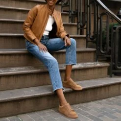 Women's Premier Low Top | Camel -Casual Shoes World 1024x1024 Women Premier LowTop Camel 092223 3